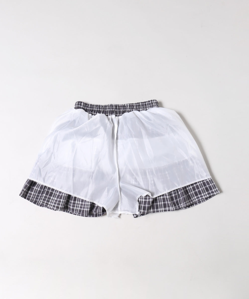 ミニチェックティアードスカート