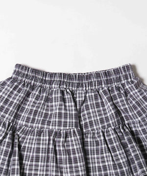 ミニチェックティアードスカート