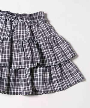 ミニチェックティアードスカート