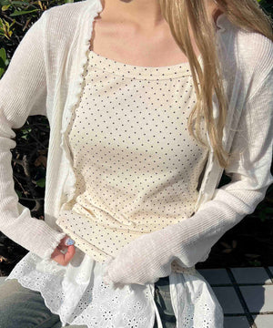 ホワイトアイボリー モデル：160㎝ F着用