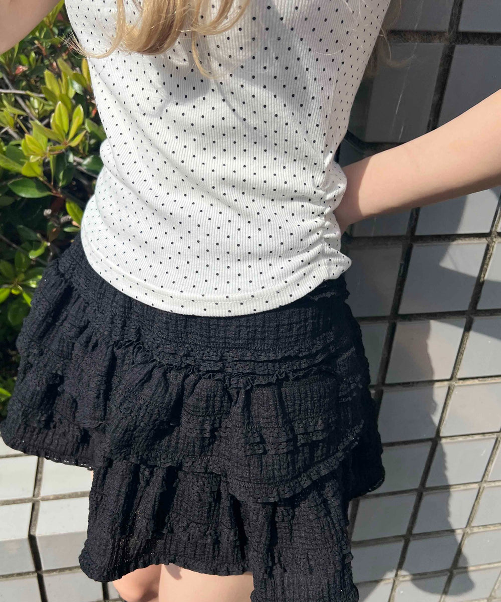 ホワイト モデル：160㎝ F着用