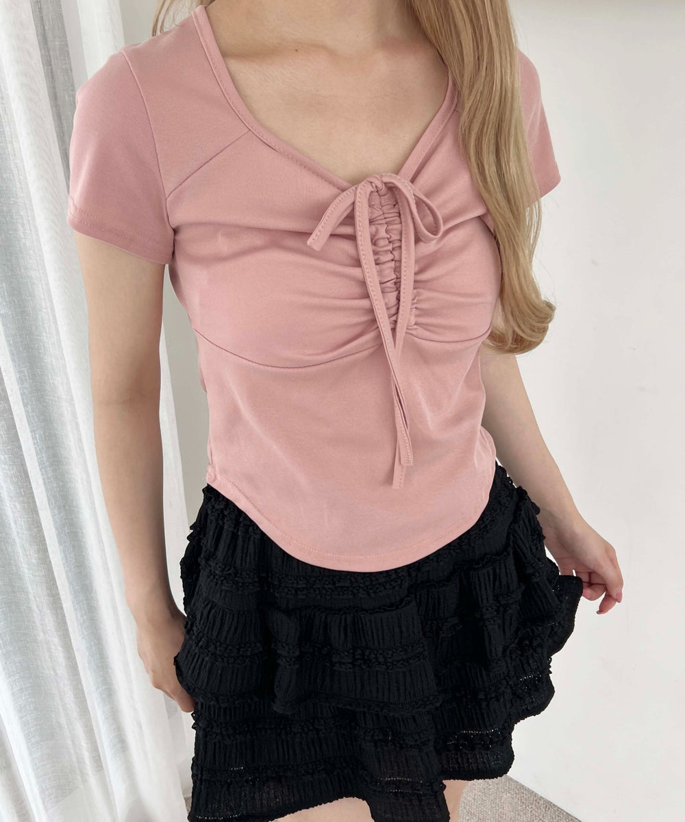 ピンク モデル：160㎝ F着用