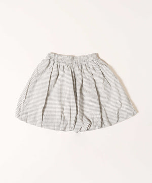 チェックバルーンスカート