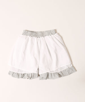 チェックバルーンスカート