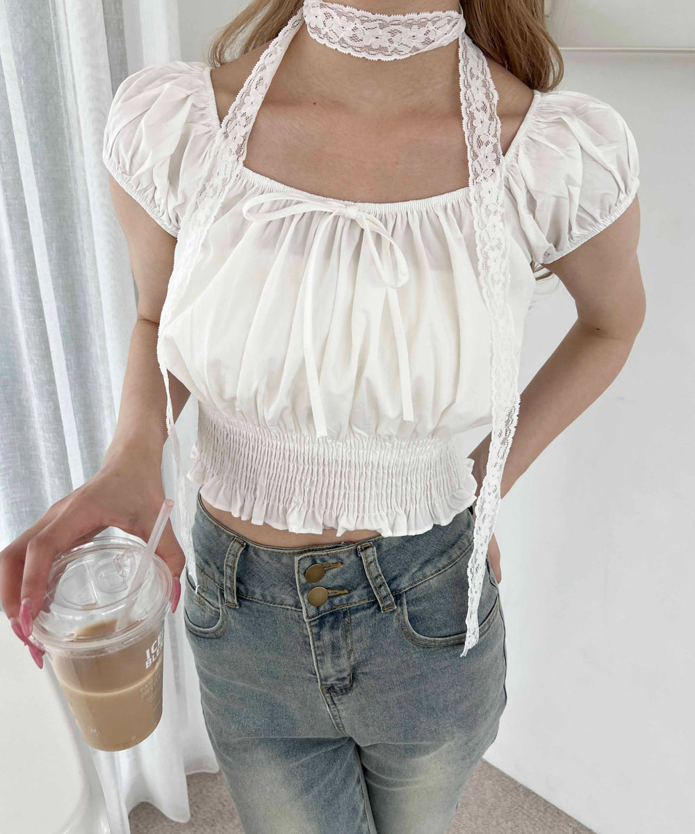 ホワイト モデル：160㎝ F着用