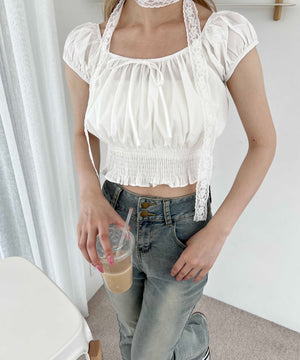 ホワイト モデル：160㎝ F着用