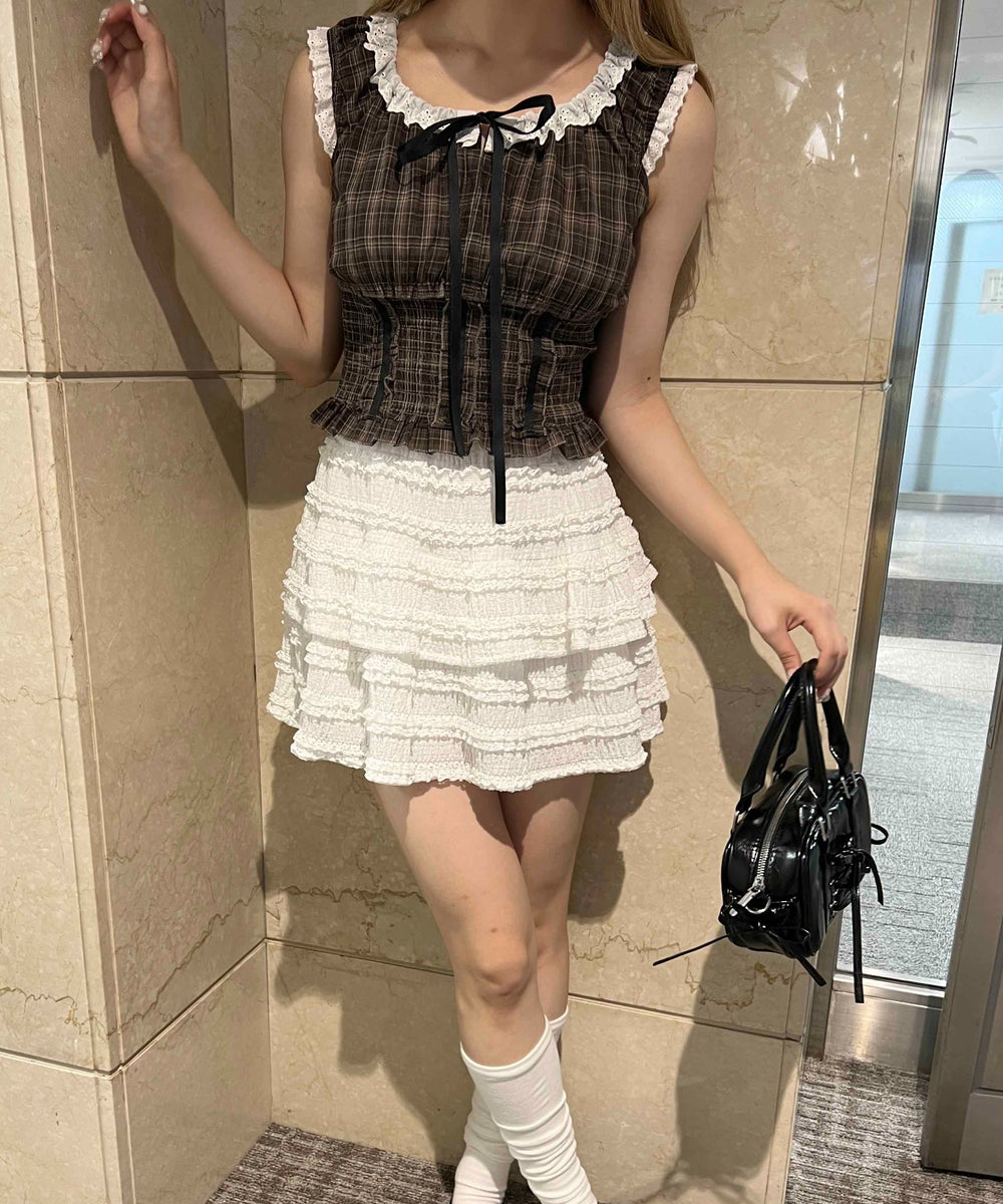 ブラウン モデル：160㎝ F着用