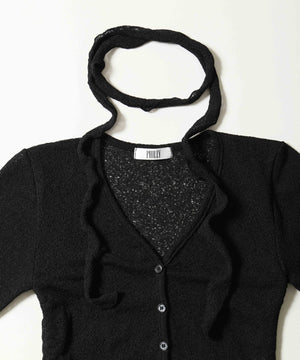 チョーカーセットドロストカーディガン