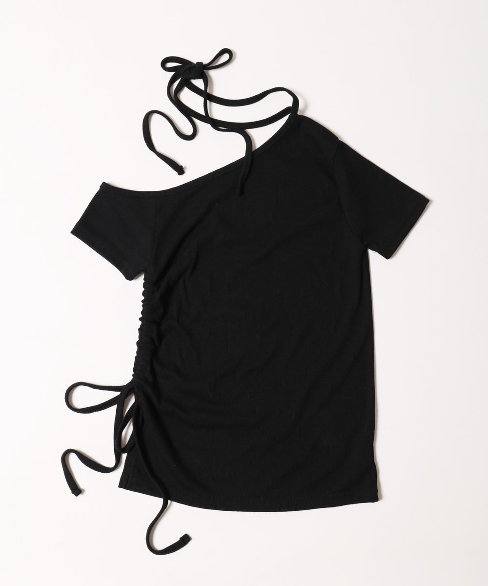 サイドドロストチョーカートップス