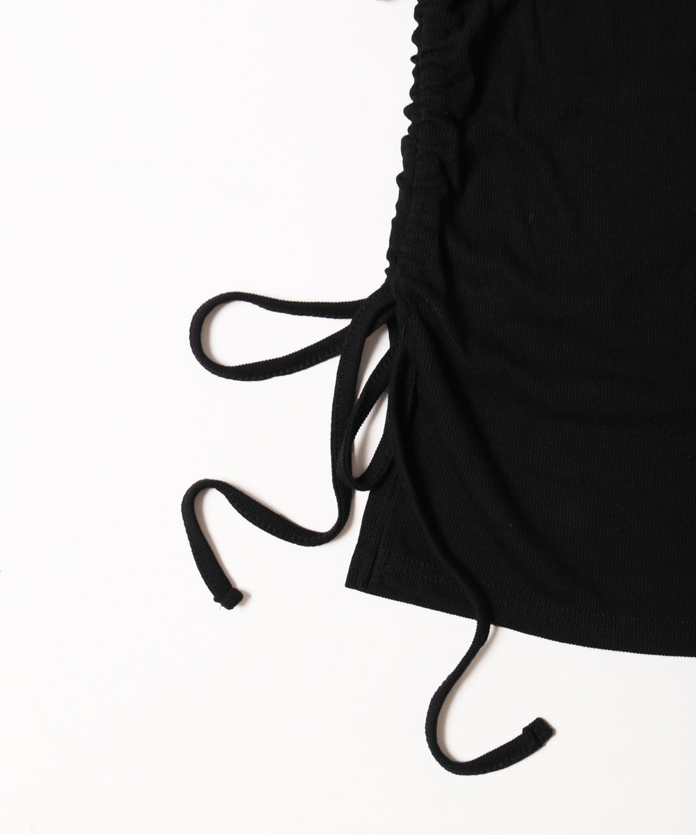 サイドドロストチョーカートップス