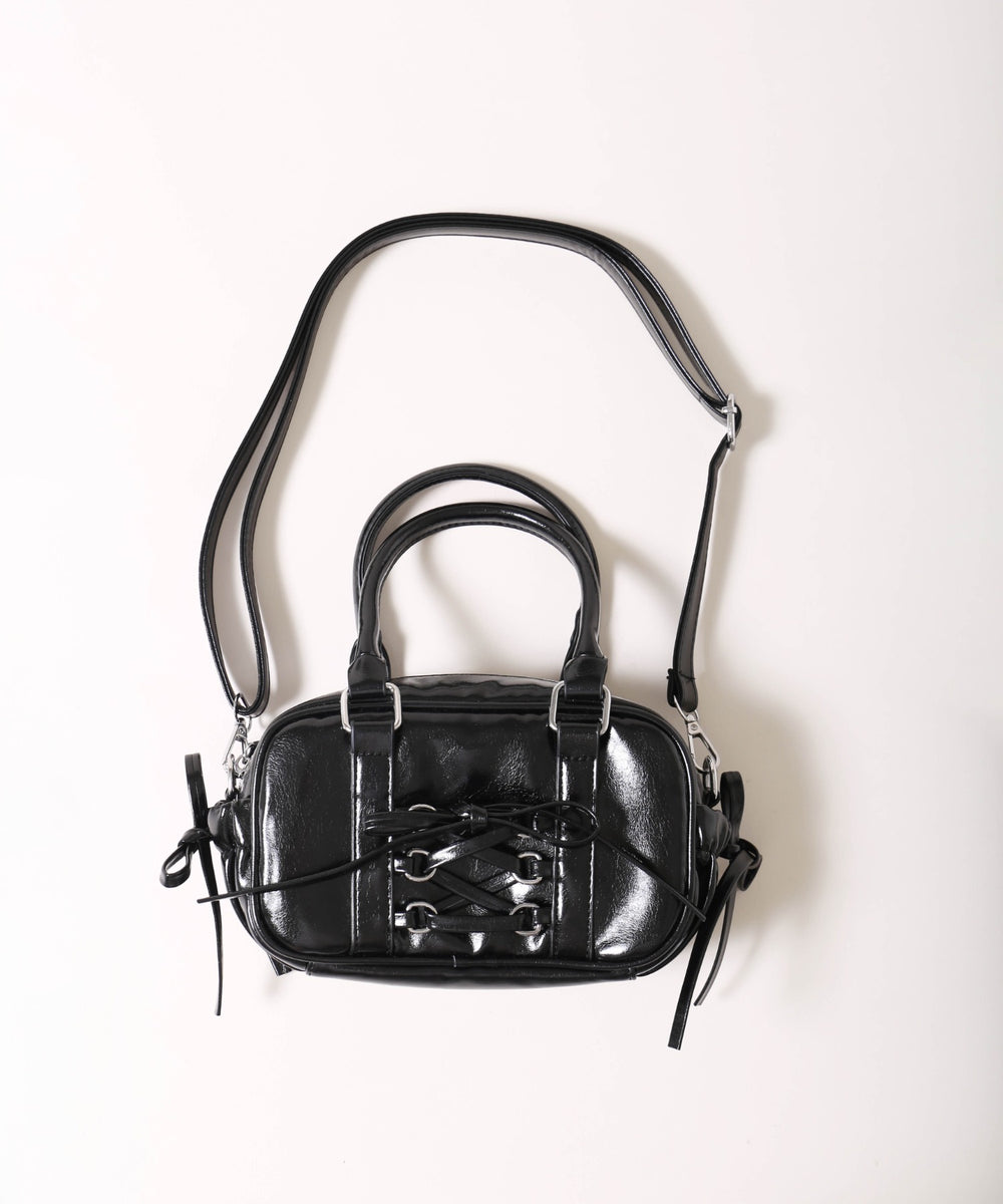 レースアップ2WAYバッグ