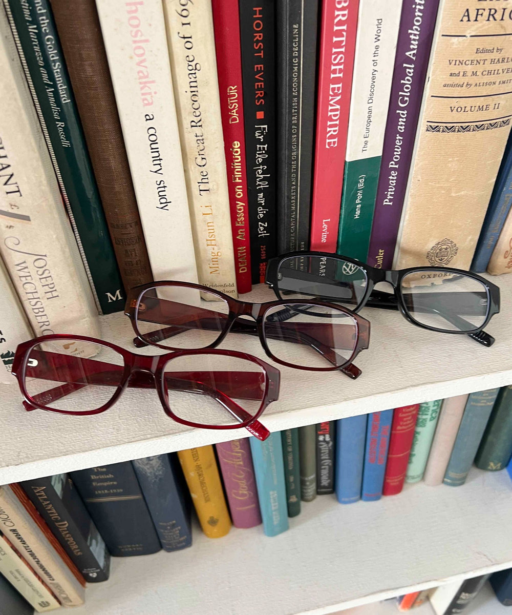 スクエアデザインメガネ