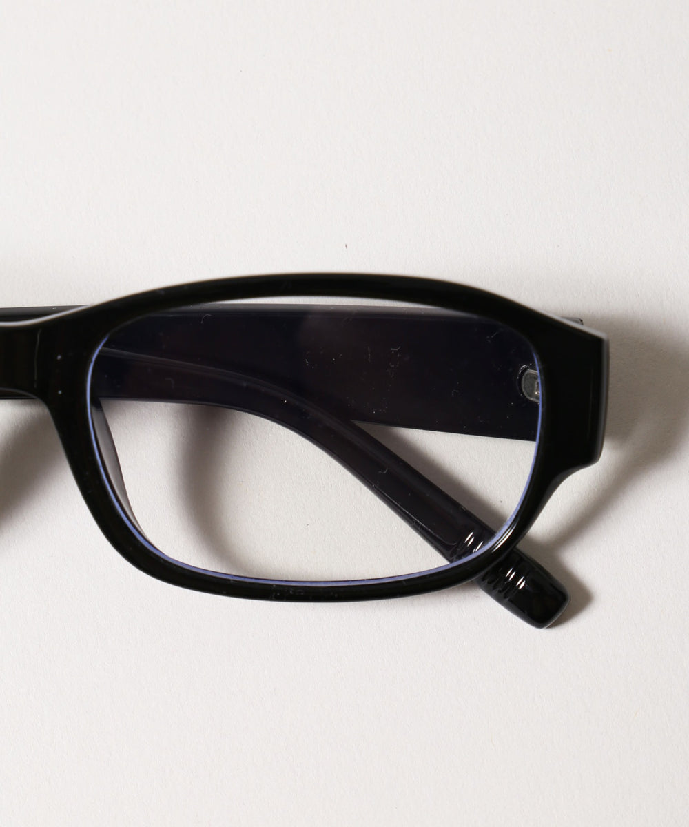 スクエアデザインメガネ