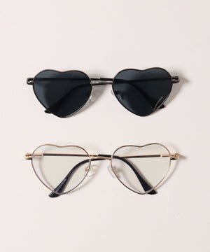 メタルフレームハートトイグラス