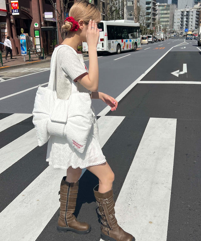 2Pコットンレースシュシュ