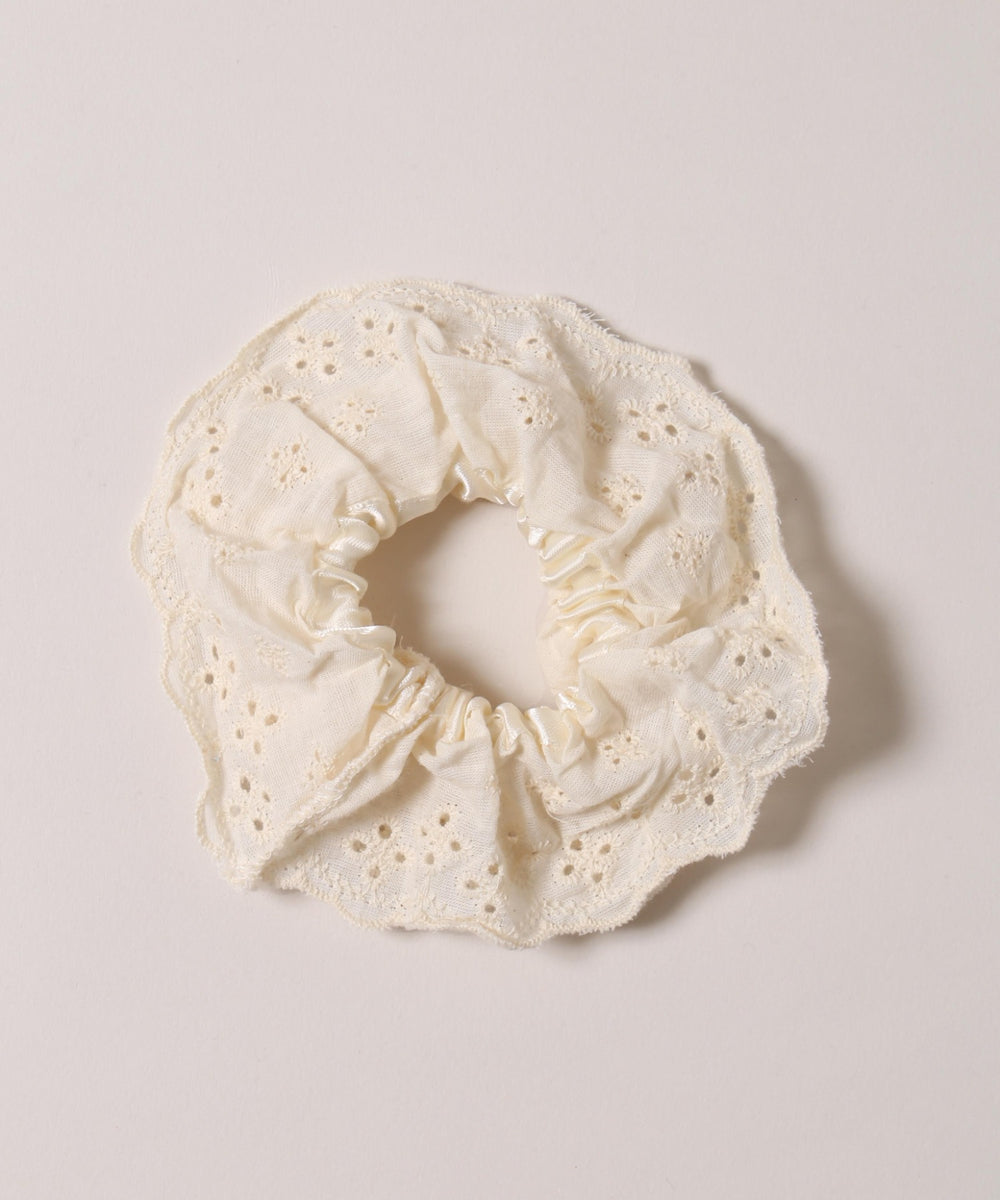 2Pコットンレースシュシュ