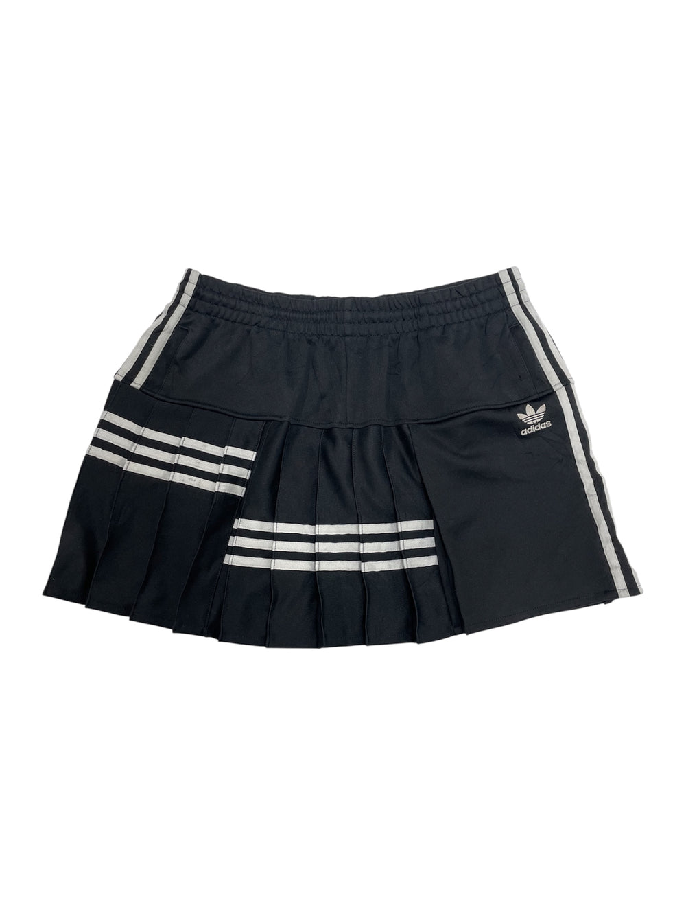 adidasoriginal リメイクスカート レイヤード y2k 韓国　　黒 リメイク ジャージプリーツスカート – WEGO ONLINE STORE