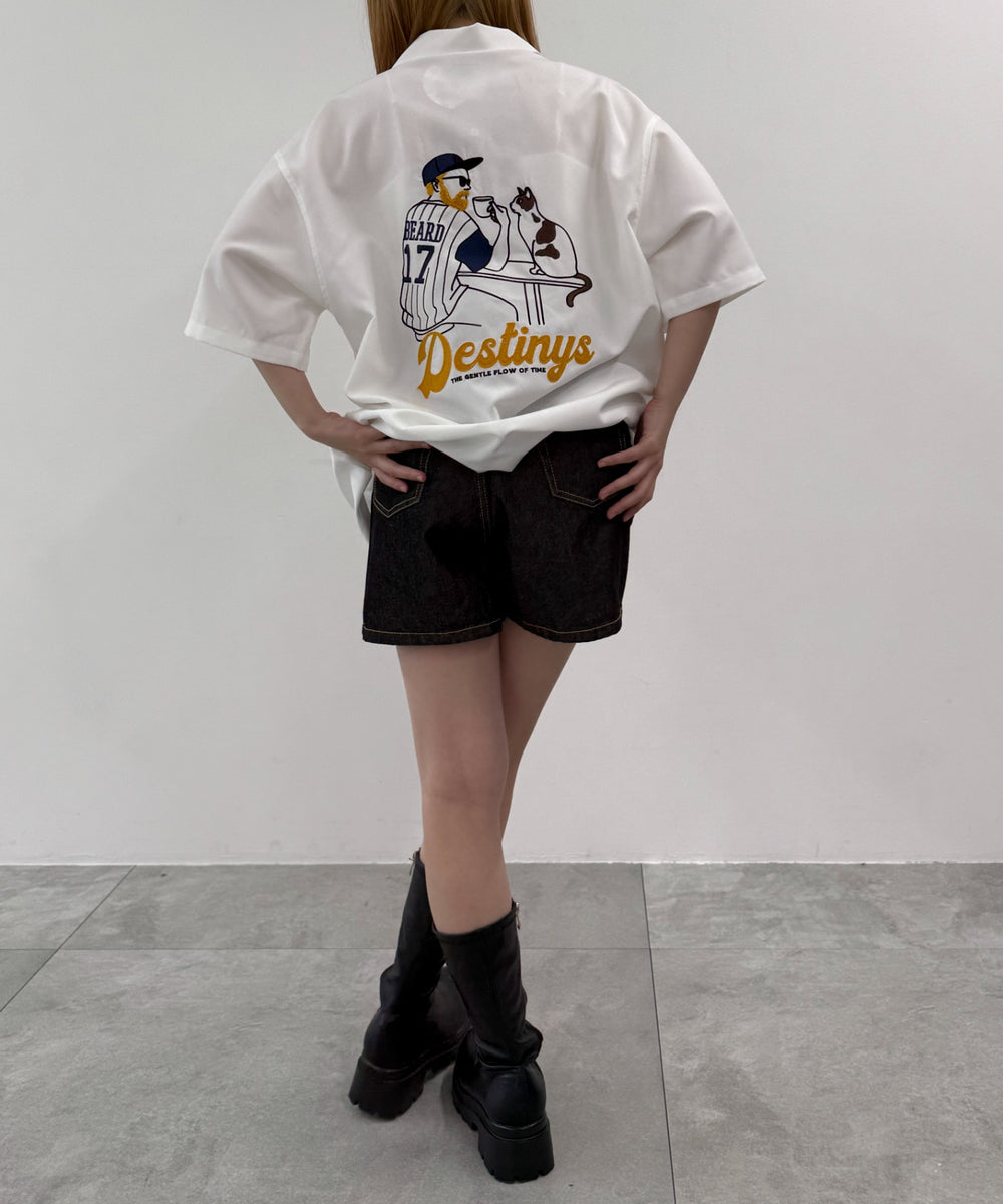 ホワイト モデル：155cm L着用