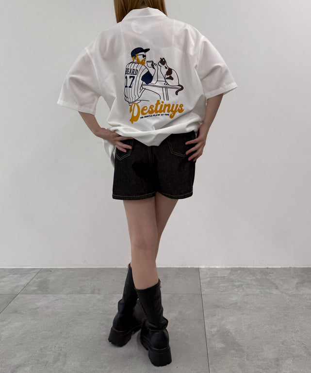 ホワイト モデル：155cm L着用