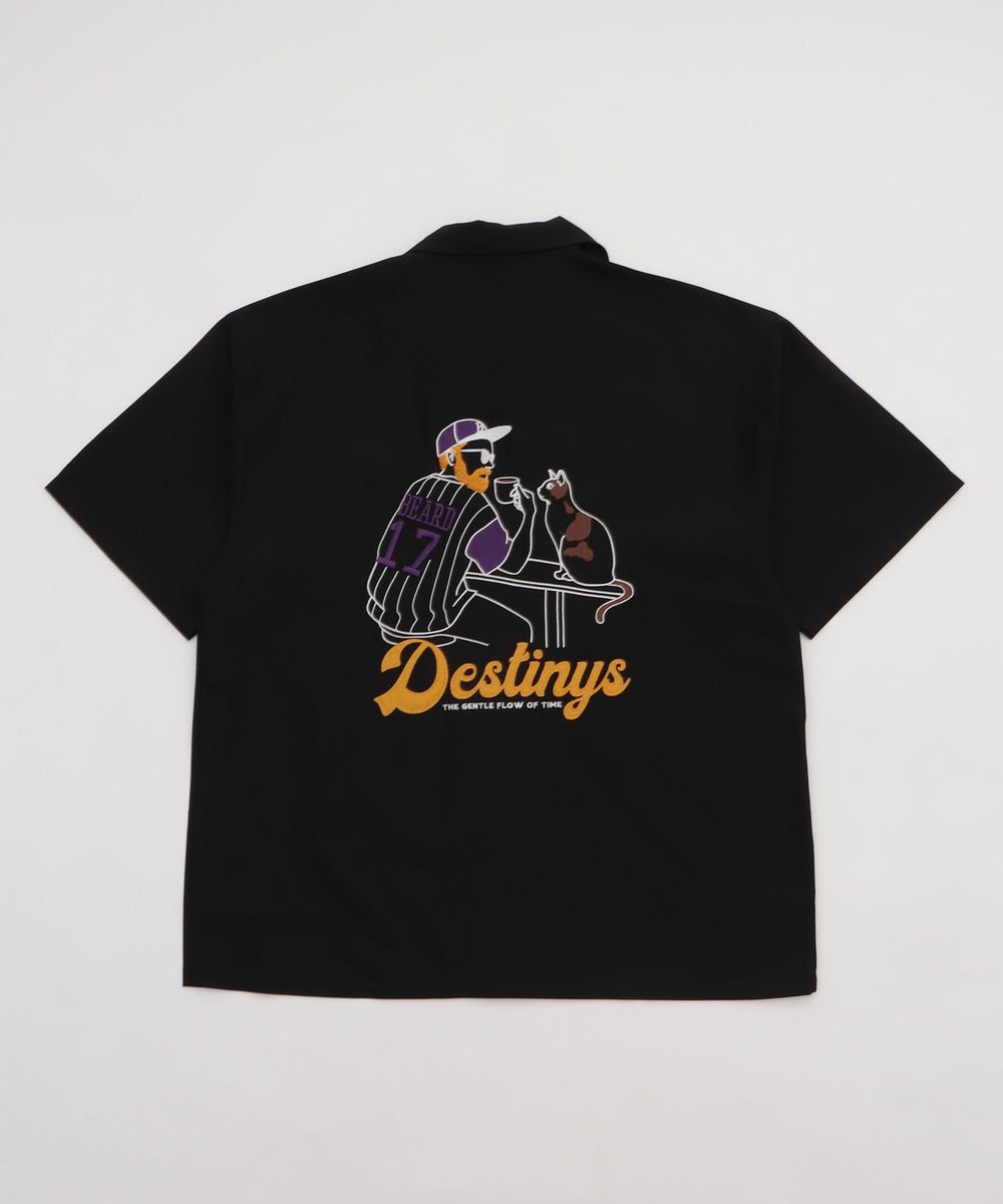 ヒゲサガラ刺繍シャツ