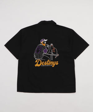 ヒゲサガラ刺繍シャツ