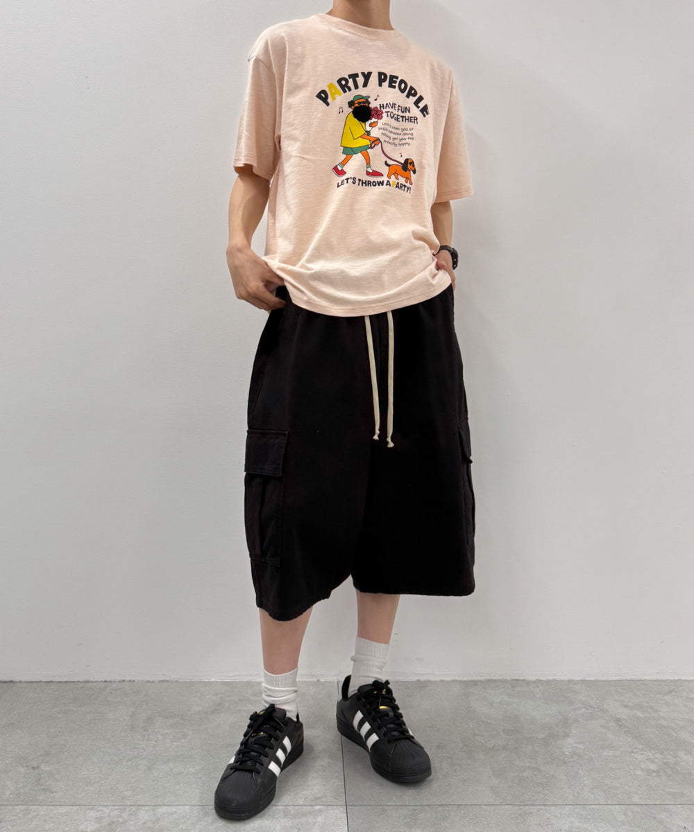 ピンク モデル：175cm M着用