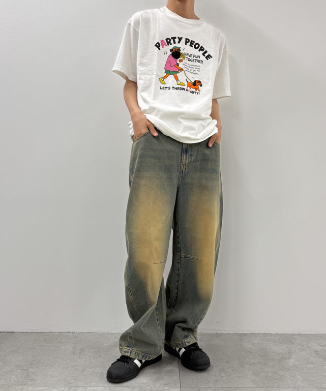 ホワイト モデル：175cm M着用