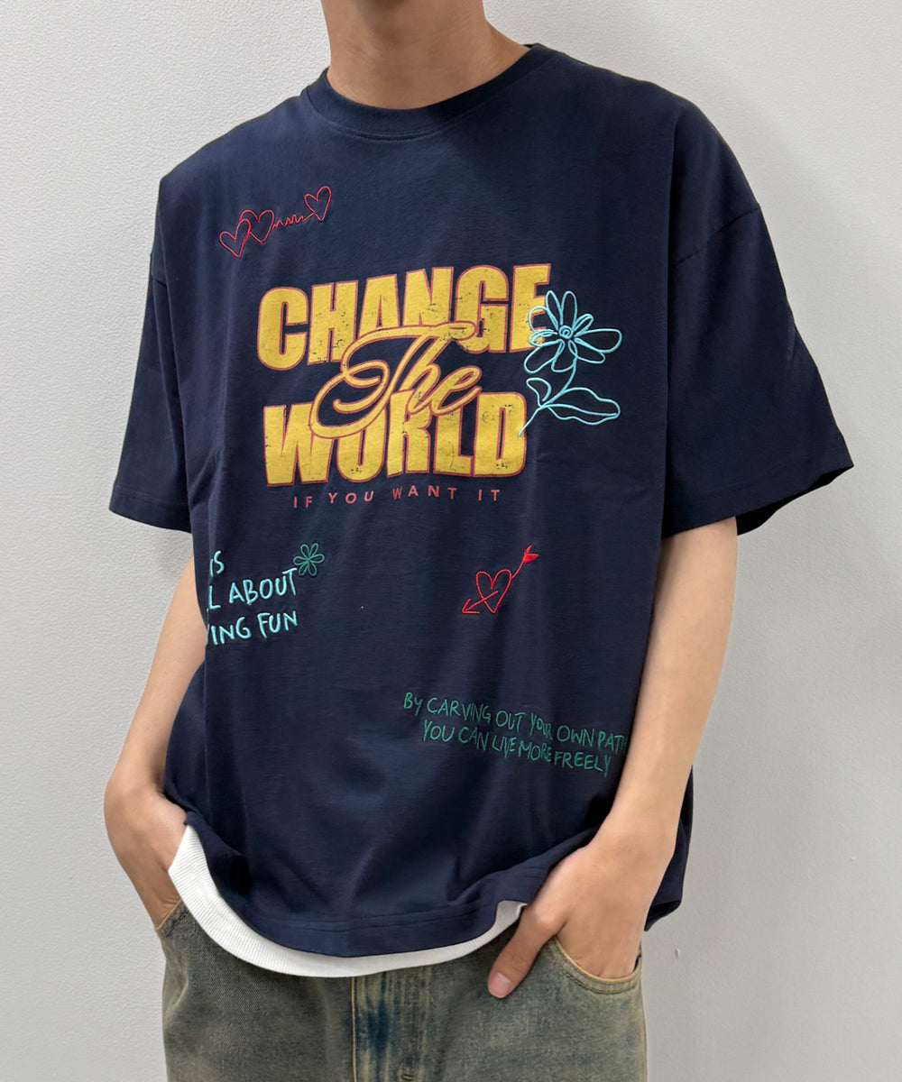 ネイビー モデル：175cm L着用