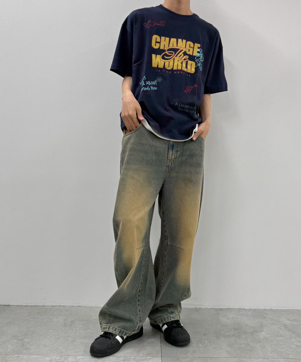 ネイビー モデル：175cm L着用