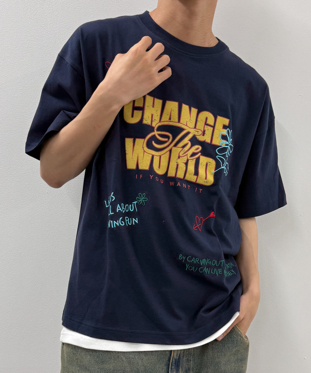 ネイビー モデル：175cm L着用