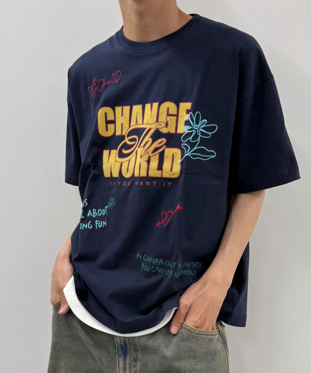 ネイビー モデル：175cm L着用