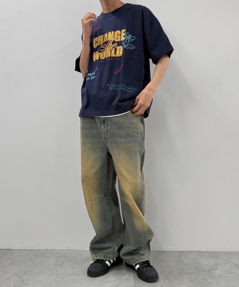 ネイビー モデル：175cm L着用