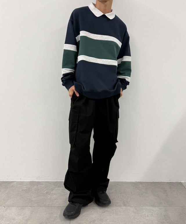 ネイビー モデル：175cm L着用