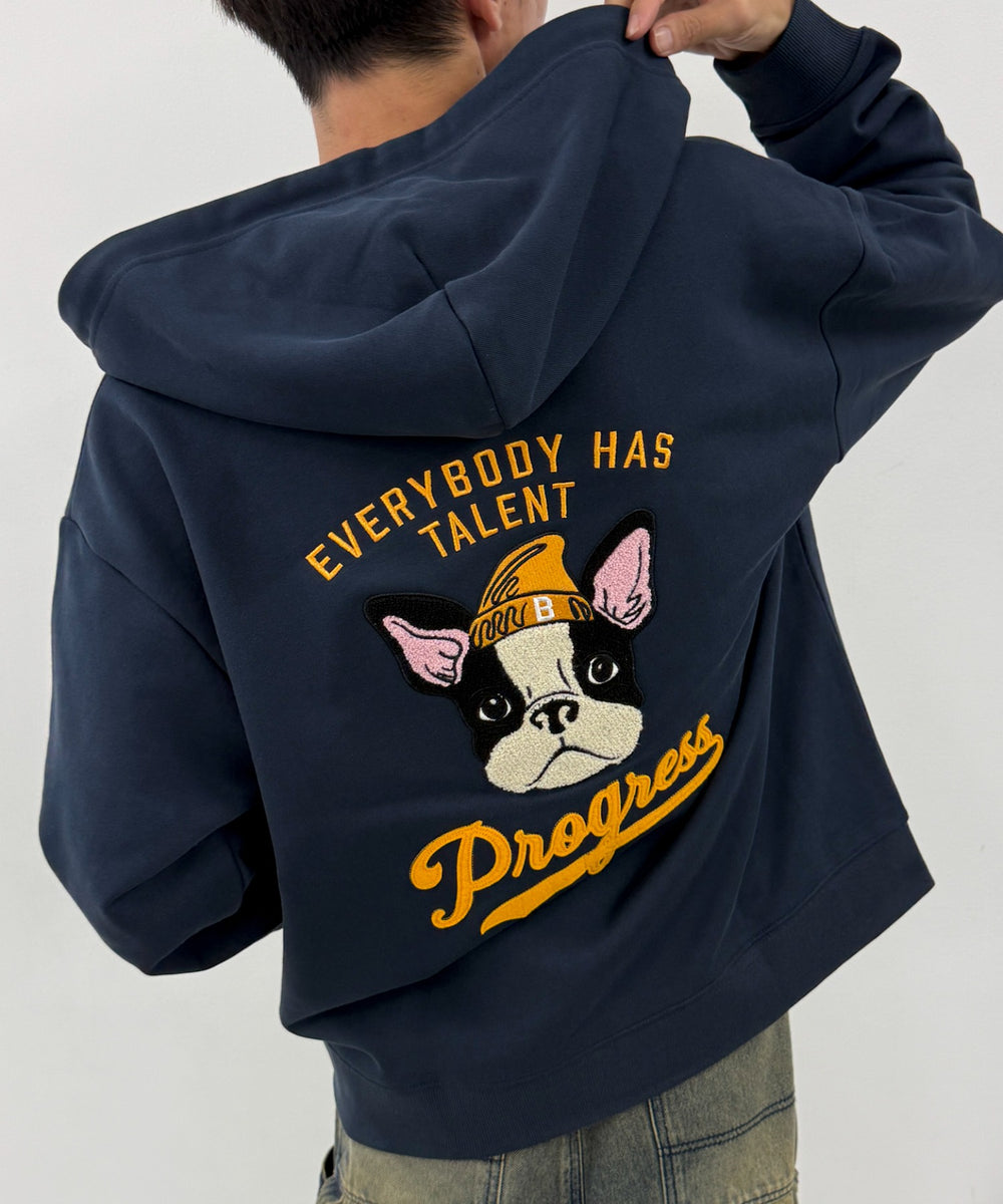 ネイビー モデル：175cm L着用