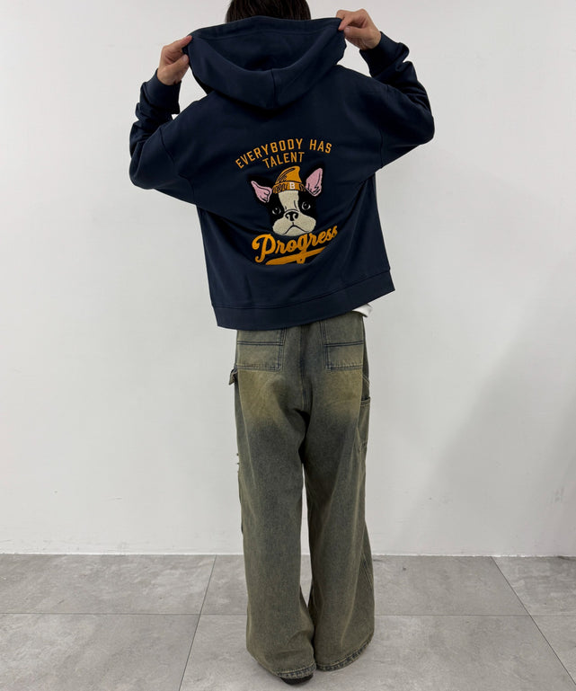 ネイビー モデル：175cm L着用