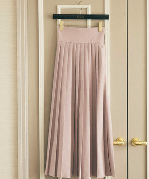 ボックスプリーツロングスカート