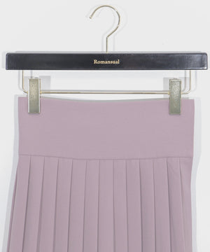 ボックスプリーツロングスカート