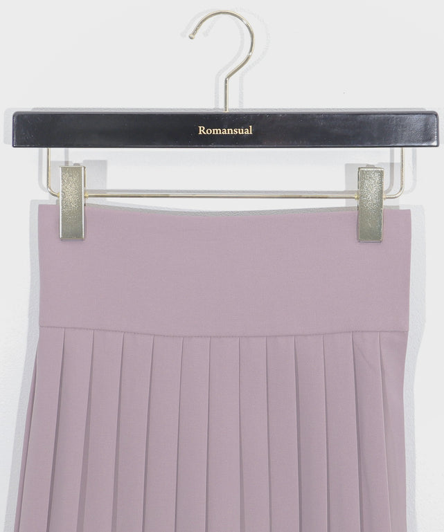 ボックスプリーツロングスカート