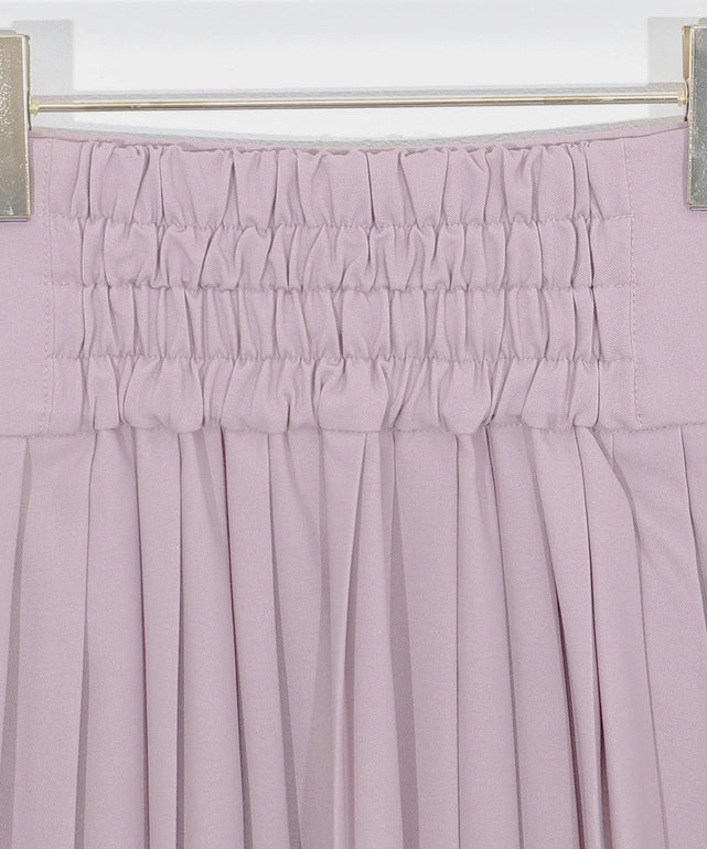 ボックスプリーツロングスカート