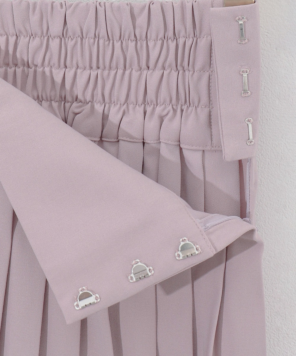 ボックスプリーツロングスカート