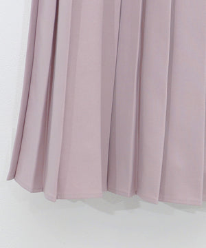 ボックスプリーツロングスカート