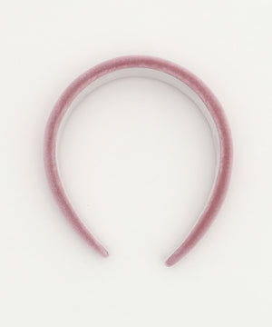 ロゴ刺繍ベロアカチューシャ