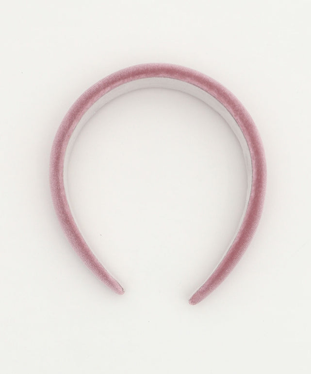 ロゴ刺繍ベロアカチューシャ