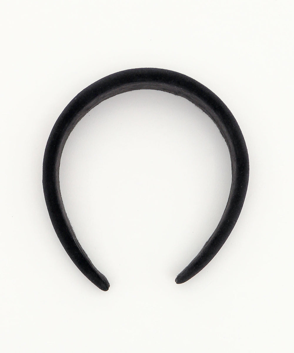 ロゴ刺繍ベロアカチューシャ