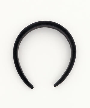 ロゴ刺繍ベロアカチューシャ