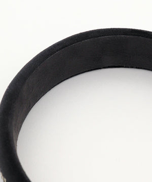 ロゴ刺繍ベロアカチューシャ