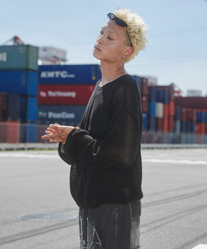 ブラック　モデル：178㎝　L着用