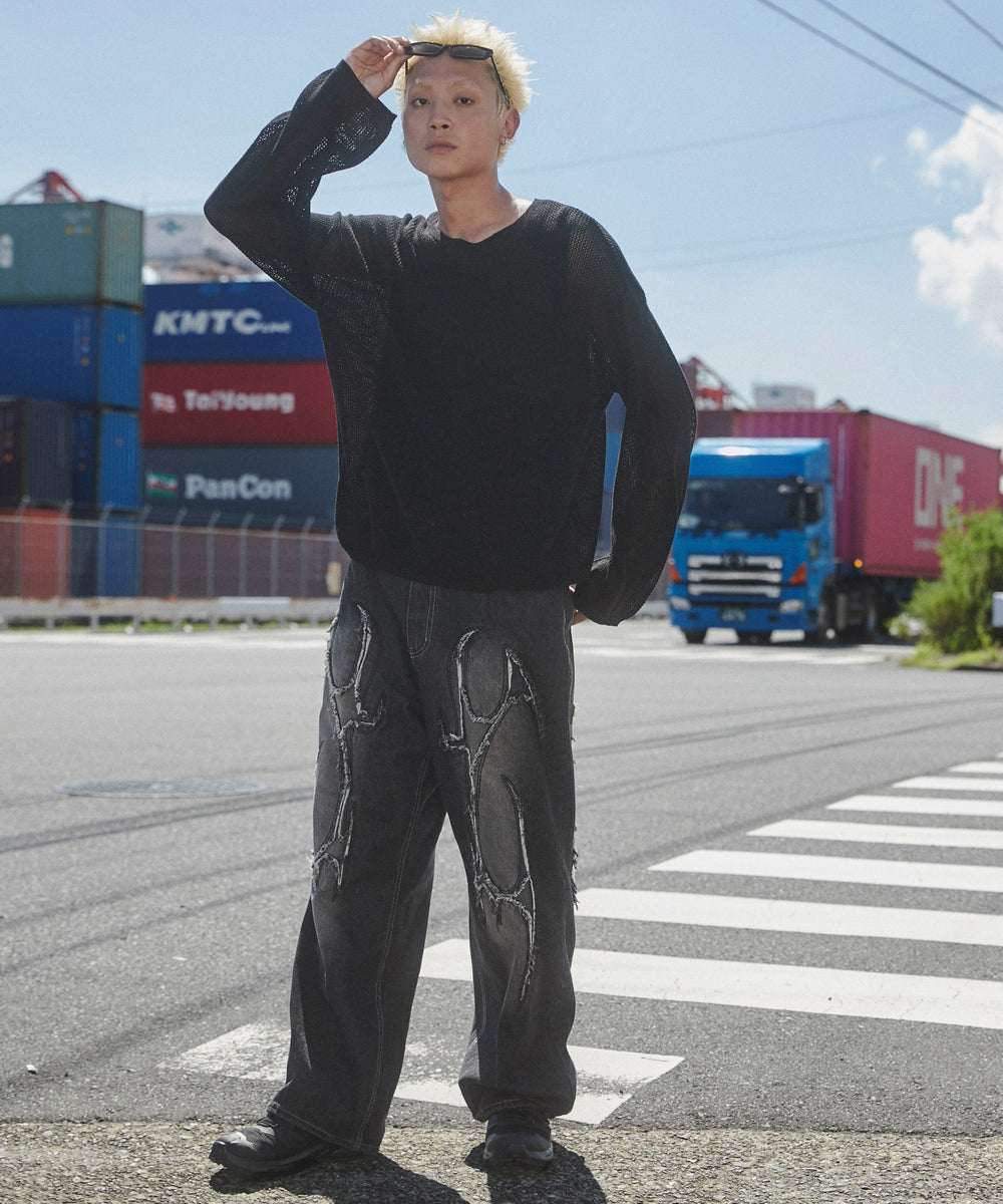 ブラック　モデル：178㎝　L着用