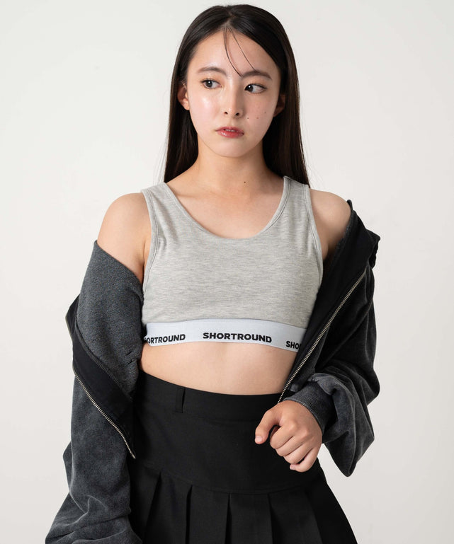 杢グレー モデル：152cm サイズS着用