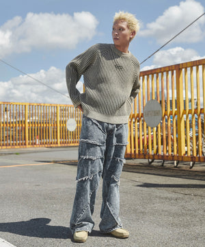 ベージュ　モデル：178㎝　L着用